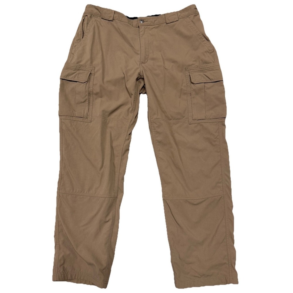 Duluth Trading Men's‎ Dry On The Fly Relaxed Cargo Pants 2XLx34 Brown  (38x32)